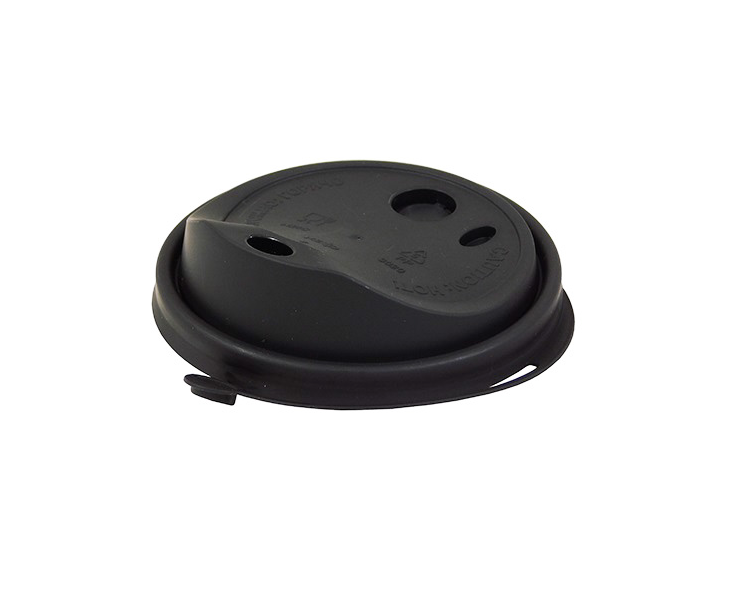 Крышка матовая для напитков К80 мм. ПП (черный)